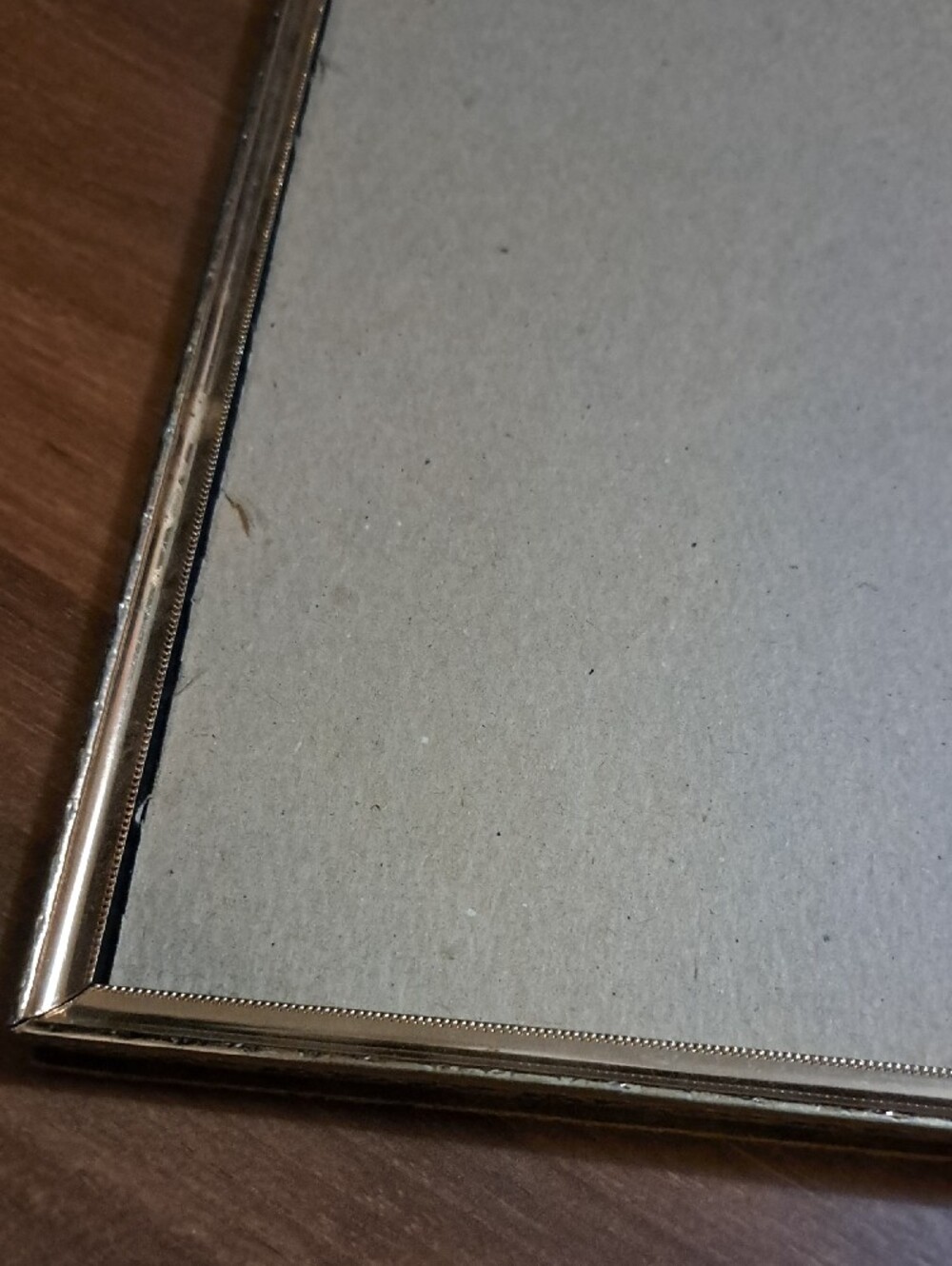 Slim Brass Picture Frame No Glass - Rectangular - Picture 3 of 6